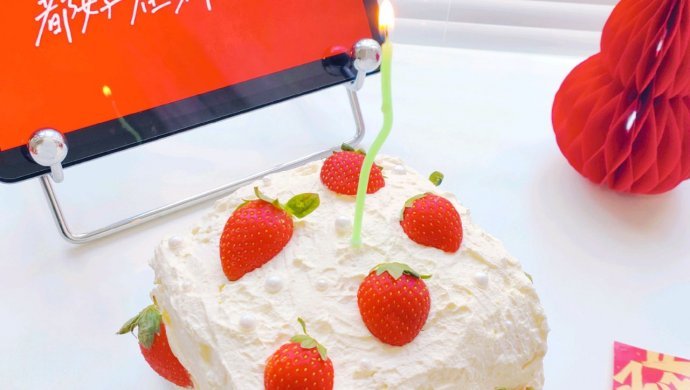 Strawberry Cream Cake Recipe